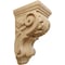 Ekena Millwork 3 1/2"W x 4"D x 7"H Small Traditional Acanthus Corbel, Cherry CORW03X04X07TACH - alternate 1